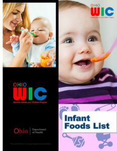 Ohio WIC Infant Foods List April 2023 - Delaware Public Health District