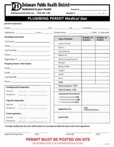 Medical Gas Permit (2) - Delaware Public Health District