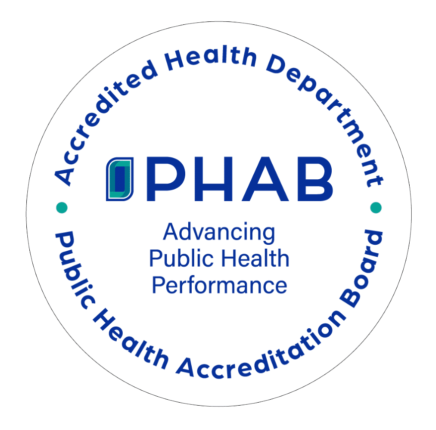 Public Health Accreditation Board Accredited Health Department badge